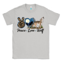 Moon Dust Peace Love Wolf Classic Tee - LillyAllenDesigns