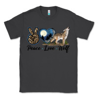 Smoke Peace Love Wolf Classic Tee - LillyAllenDesigns