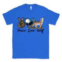 True Royal Peace Love Wolf Classic Tee - LillyAllenDesigns