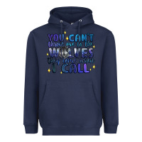 Navy you cant throw me to the wolves they come when i c Heavyweight Hoodie - Artiststas