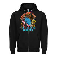 Black lord have mercy baby got her blue jeans on Zipper Hoodie - NancyCooperArtShop