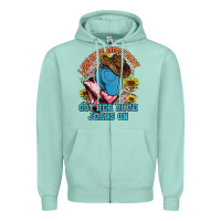 Seafoam lord have mercy baby got her blue jeans on Zipper Hoodie - NancyCooperArtShop