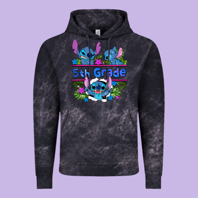 Preview Flower Stitch 5th Grade Vintage Hoodie Designed By Adodesignshop