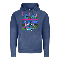 Vintage Denim preview flower stitch 5th grade Vintage Hoodie - AdoDesignShop