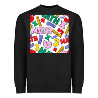 Black math seamless pattern Heavyweight Sweatshirt - BundleAndBundleShop