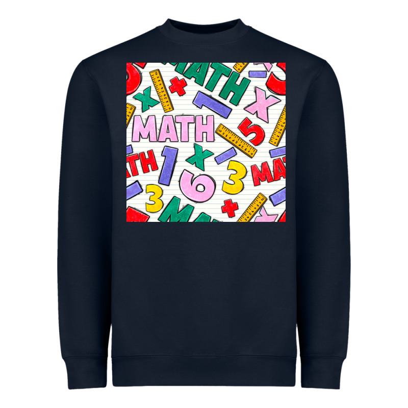 Math Seamless Pattern Heavyweight Sweatshirt by BundleAndBundleShop | Teevron