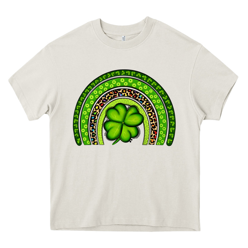 St. Patrick's Day Shamrock Rainbow Heavy Core Tee by Artiststas | Teevron