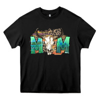 Black mom with bull skull Heavy Core Tee - Zillion Design Studio