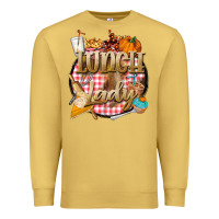 Antique Gold fall  lunch lady Premium Sweatshirt - BarkalooDesign