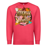 Cardinal fall  lunch lady Premium Sweatshirt - BarkalooDesign