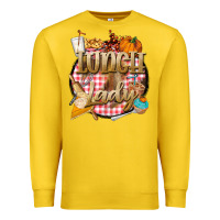 Lemon fall  lunch lady Premium Sweatshirt - BarkalooDesign