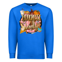 True Royal fall  lunch lady Premium Sweatshirt - BarkalooDesign