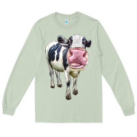 Matcha Cute Holstein Long Sleeve Tee - LillyAllenDesigns