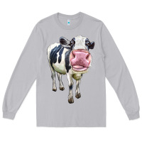 Moon Dust Cute Holstein Long Sleeve Tee - LillyAllenDesigns