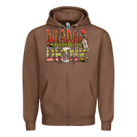 Chestnut mama needs a drink Zipper Hoodie - NancyCooperArtShop