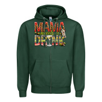 Sports Green mama needs a drink Zipper Hoodie - NancyCooperArtShop