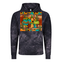 Cloud Black hello fall pumpkin Vintage Hoodie - JahusDesignShop
