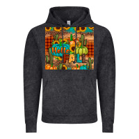 Vintage Black hello fall pumpkin Vintage Hoodie - JahusDesignShop
