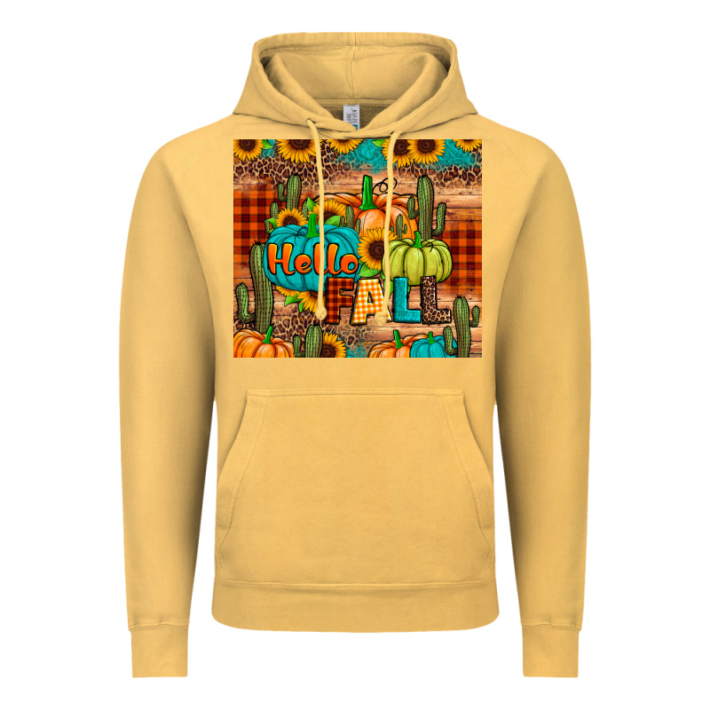 Hello Fall Pumpkin Vintage Hoodie by JahusDesignShop | Teevron
