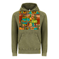 Vintage Olive hello fall pumpkin Vintage Hoodie - JahusDesignShop