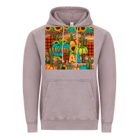 Vintage Zinc hello fall pumpkin Vintage Hoodie - JahusDesignShop
