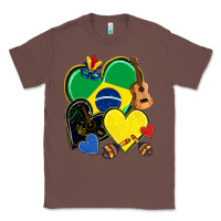 Chestnut brazil hearts Classic Tee - NancyCooperArtShop
