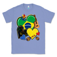 Colony Blue brazil hearts Classic Tee - NancyCooperArtShop