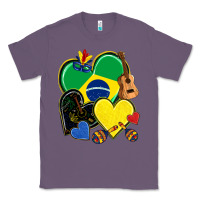 Lavender brazil hearts Classic Tee - NancyCooperArtShop