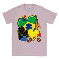 Lilac brazil hearts Classic Tee - NancyCooperArtShop