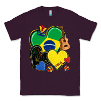 Plum brazil hearts Classic Tee - NancyCooperArtShop