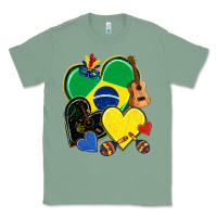 Sage brazil hearts Classic Tee - NancyCooperArtShop