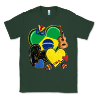 Brazil Hearts Classic Tee | Teevron