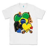 White brazil hearts Classic Tee - NancyCooperArtShop