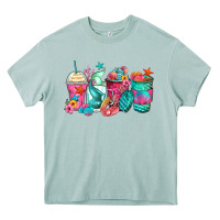Arona mermaid tail coffee cups Heavy Core Tee - Zillion Design Studio