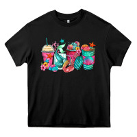 Black mermaid tail coffee cups Heavy Core Tee - Zillion Design Studio