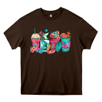Mermaid Tail Coffee Cups Heavy Core Tee | Teevron