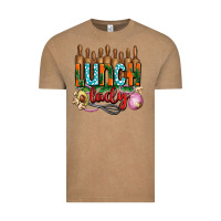 Vintage Coffee lunch lady with onions Vintage Tee - AdoDesignShop