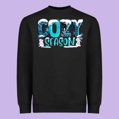 Cozy Season With Snowman Ado Heavyweight Sweatshirt Designed By Adodesignshop