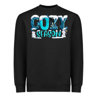 Black cozy season with snowman ado Heavyweight Sweatshirt - AdoDesignShop