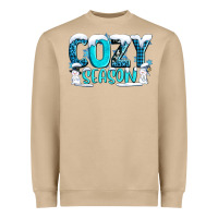 Mushroom cozy season with snowman ado Heavyweight Sweatshirt - AdoDesignShop