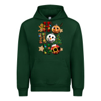 Forest Green ho ho ho christmas Urban Hoodie - CowGirlArtShop