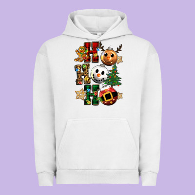 Ho Ho Ho Christmas Urban Hoodie Designed By Cowgirlartshop