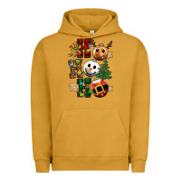 Pigment Peanut Butter ho ho ho christmas Urban Hoodie - CowGirlArtShop