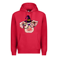 Cardinal pig with halloween Premium Hoodie - RanaPortraitStore