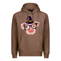 Chestnut pig with halloween Premium Hoodie - RanaPortraitStore