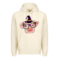 Sandshell pig with halloween Premium Hoodie - RanaPortraitStore