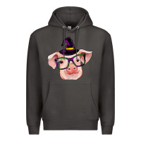 Smoke pig with halloween Premium Hoodie - RanaPortraitStore
