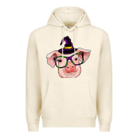 Tofu pig with halloween Premium Hoodie - RanaPortraitStore