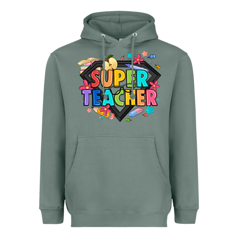 Super Teacher Heavyweight Hoodie by Artiststas | Teevron