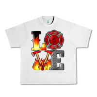 Lunar Rock firefighter love Urban Heavy Tee - Artiststas